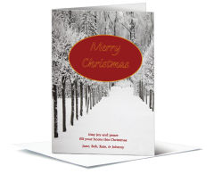 Snowy Christmas Pathway Cards  5.50